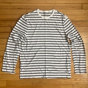 J. Crew Mercantile Long-Sleeve T-Shirt in Deck Stripe